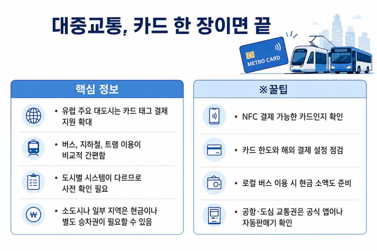 카드 하나로 끝내는 유럽여행 / ⓒ인포매틱스뷰