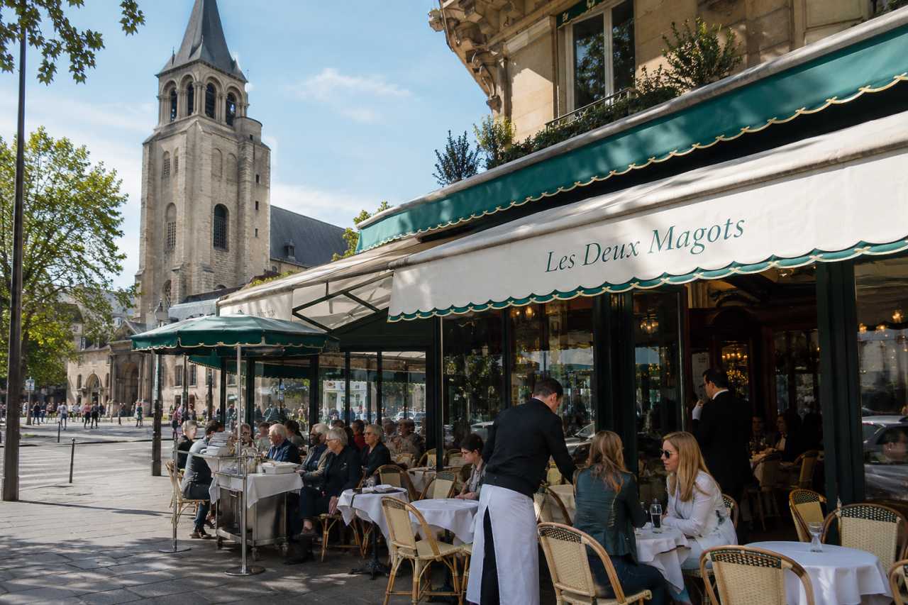 Les Deux Magots  / 이해를 돕기 위한 ai 이미지