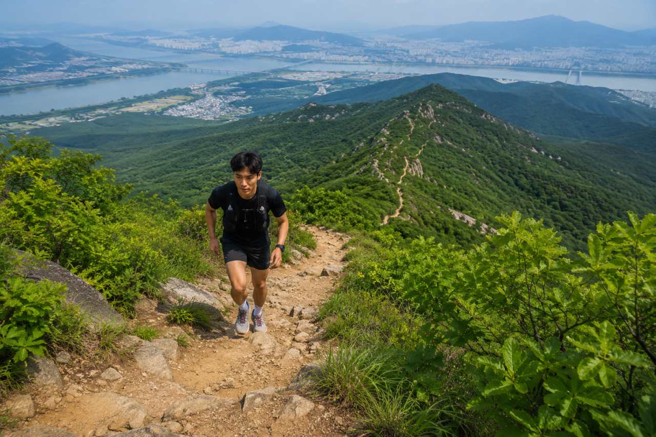 트레일러닝 코스 2 검단산 / 이해를 돕기 위한 이미지