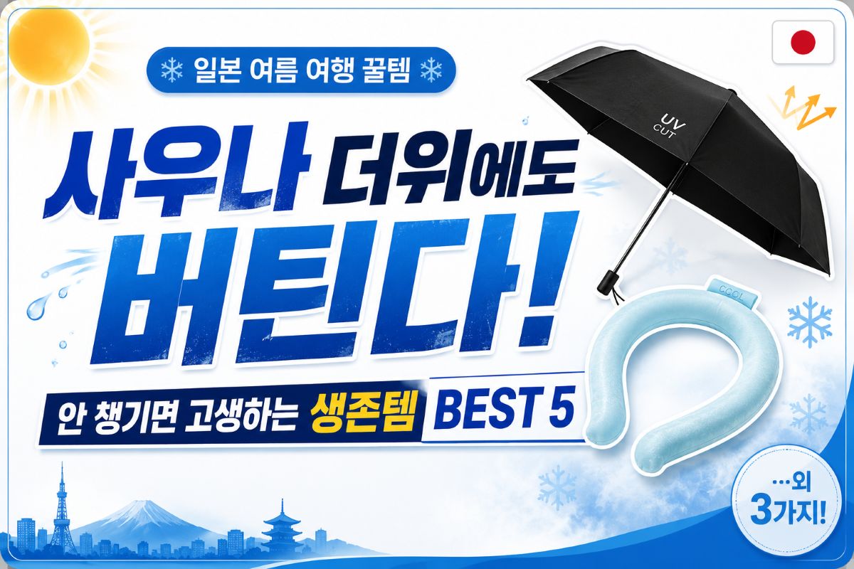 일본 여름 여행 꿀템 / ⓒ인포매틱스뷰