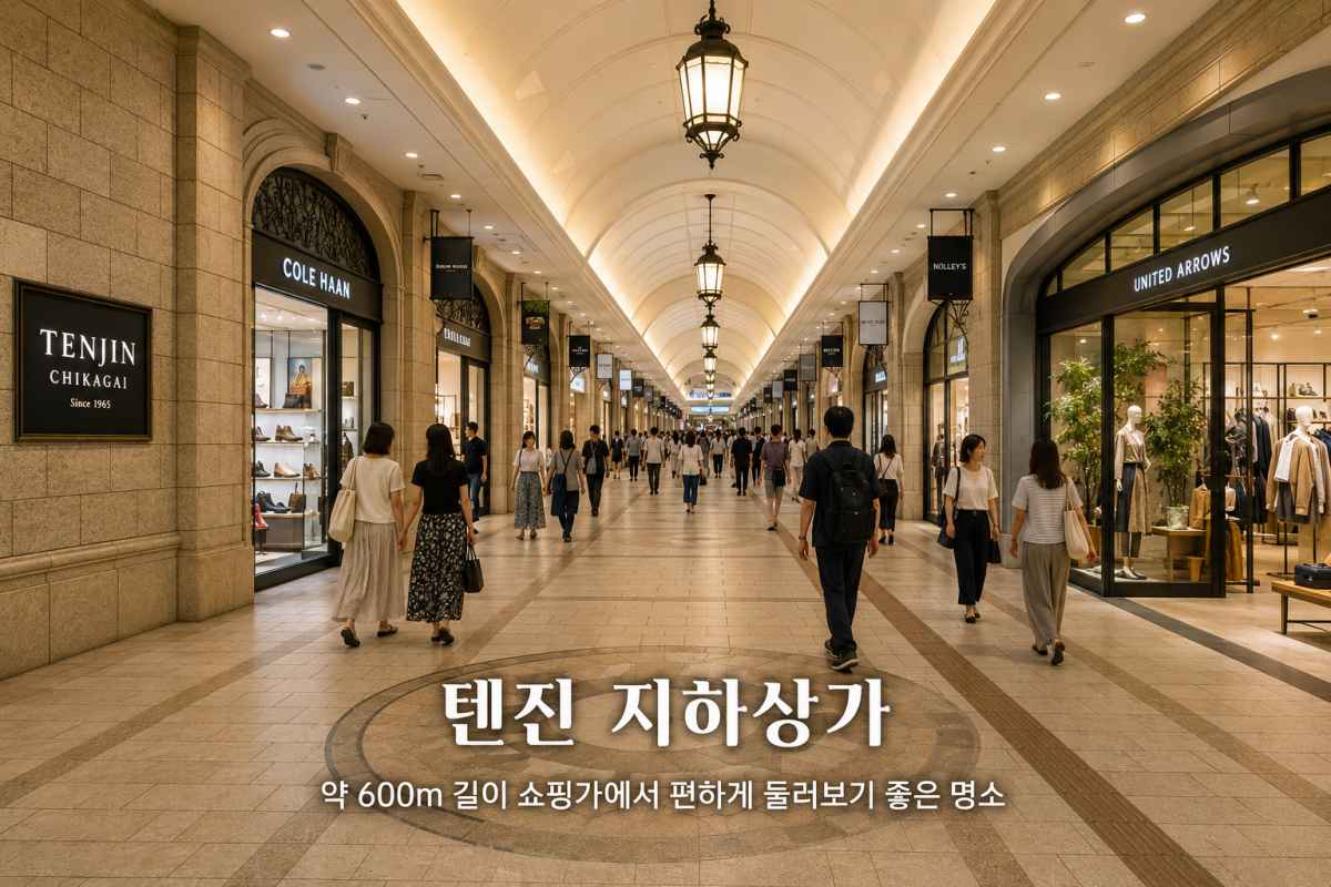 텐진 지하상가 / ⓒ인포매틱스뷰