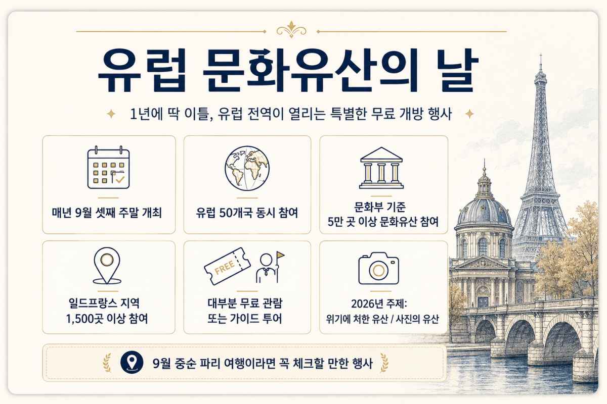 유럽 문화유산의 날이란? / ⓒ인포매틱스뷰