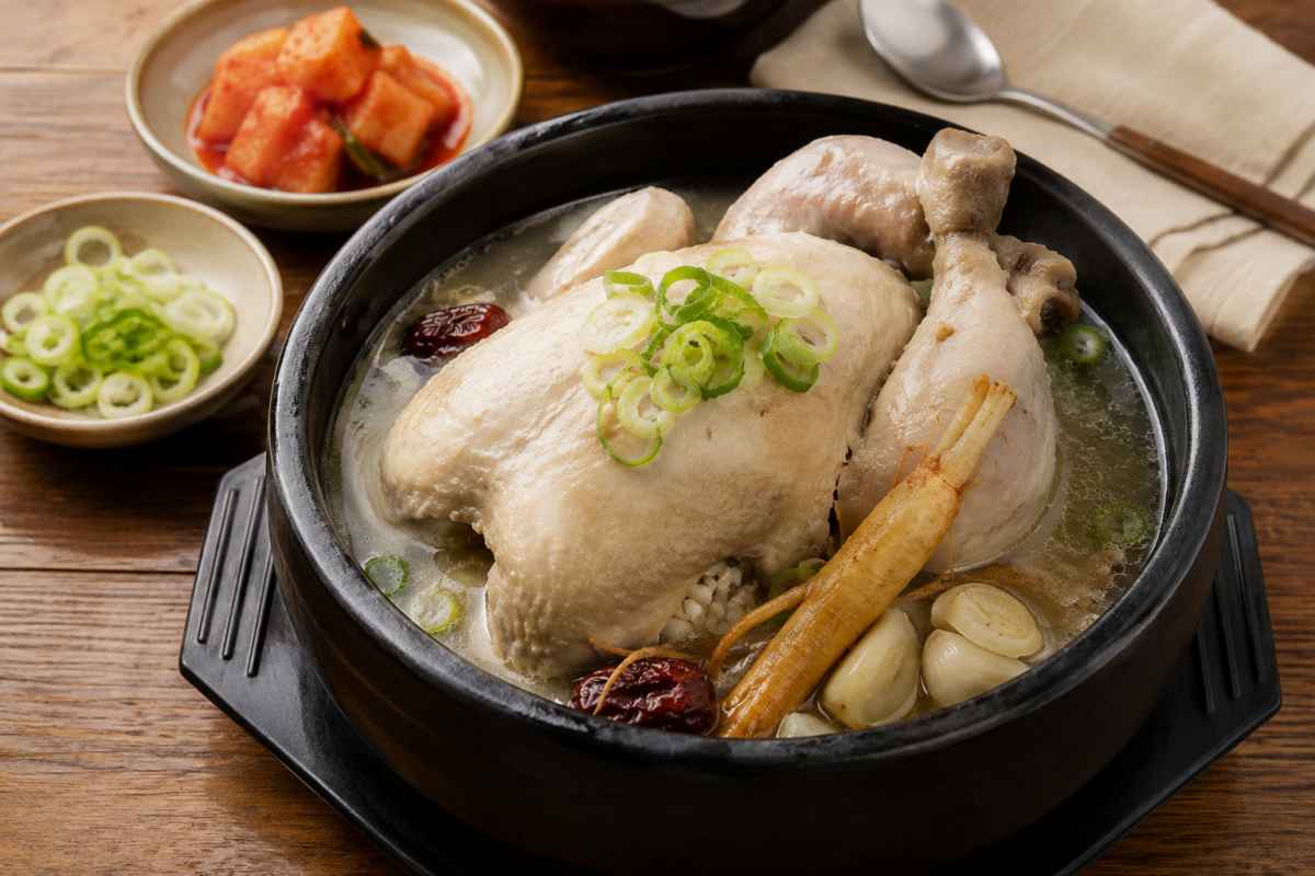 여름 보양식의 정석 삼계탕 / ai활용 이미지