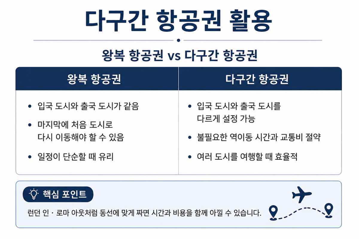 다구간 항공권 활용하기 / ⓒ인포매틱스뷰
