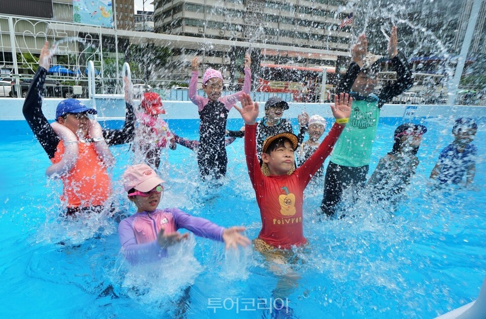 지난해 개장한 물놀이장 ⓒ투어코리아