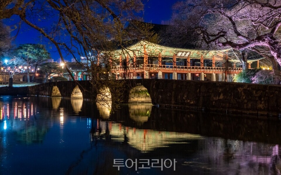 광한루원 야경/사진=남원시