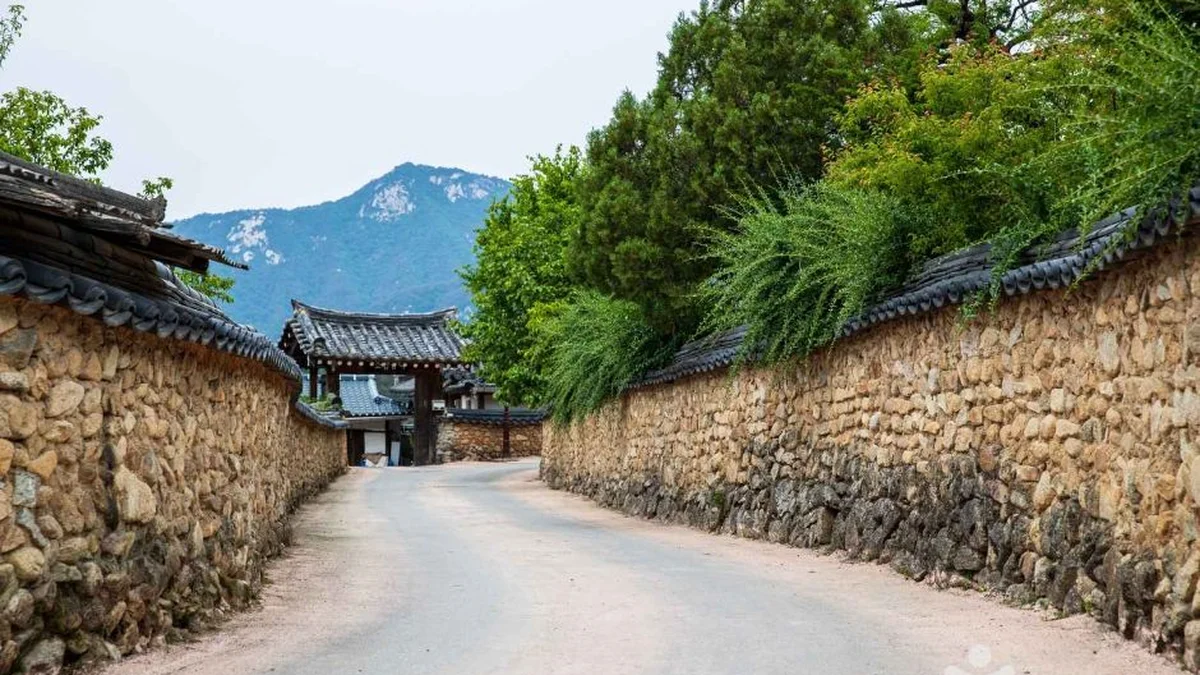 거창 황산마을 옛 담장