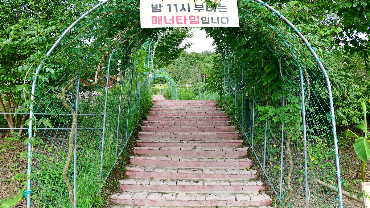 한실관광농원 야영장