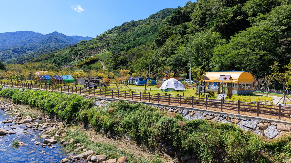 금천계곡 야영장