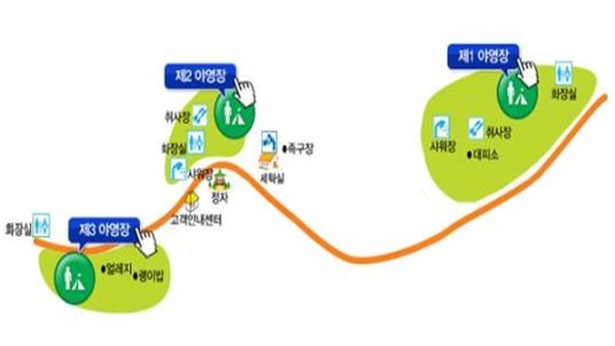 통고산 자연휴양림야영장