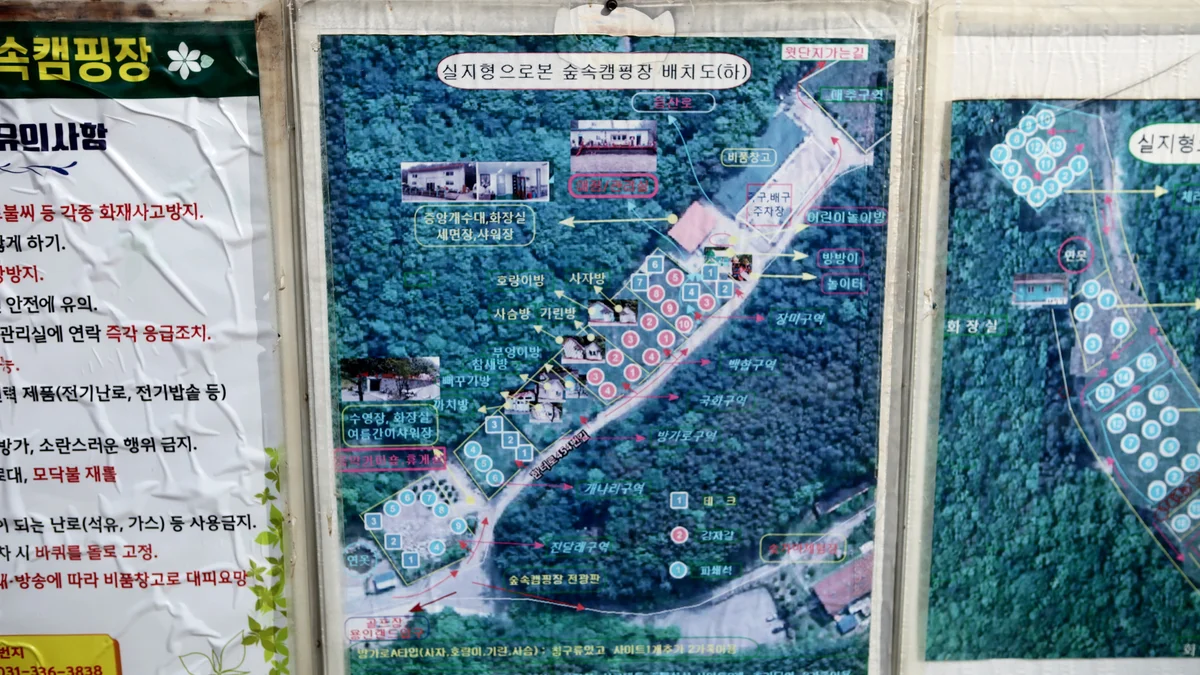 용인랜드 숲속캠핑장