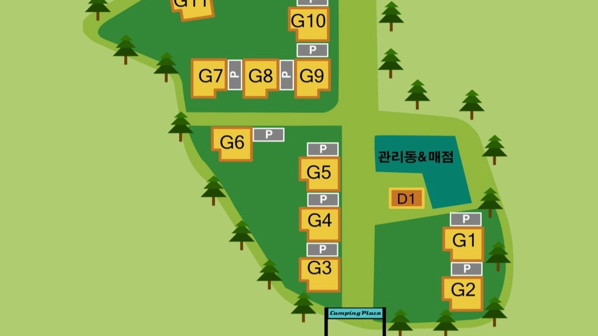 포천 백운계곡 캠핑플레이스