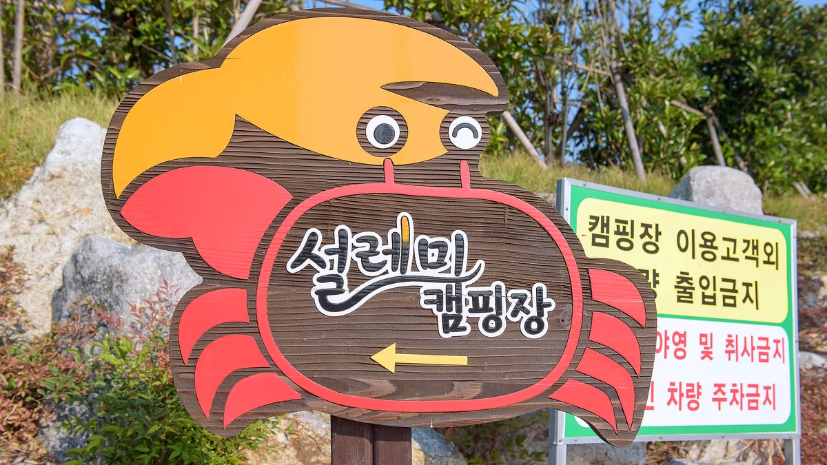 신안우전설레미캠핑장
