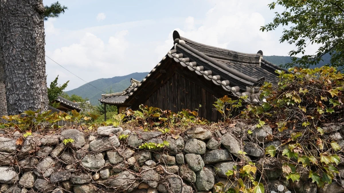 한밤마을돌담길