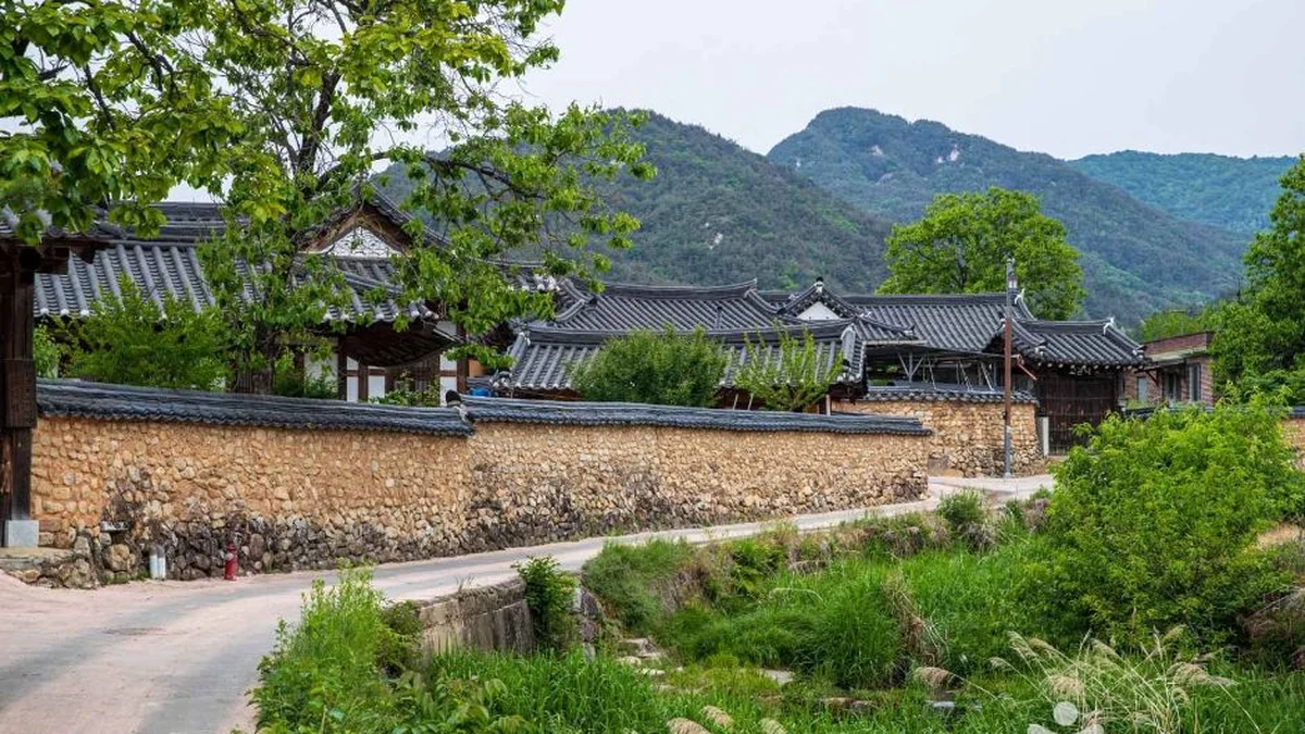 거창 황산마을 옛 담장