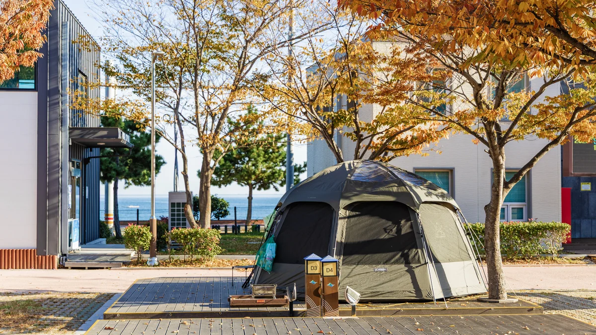 학동자동차 야영장