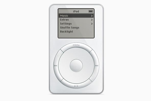 The original iPod, introduced on October 23, 2001 / Courtesy of Apple Newsroom