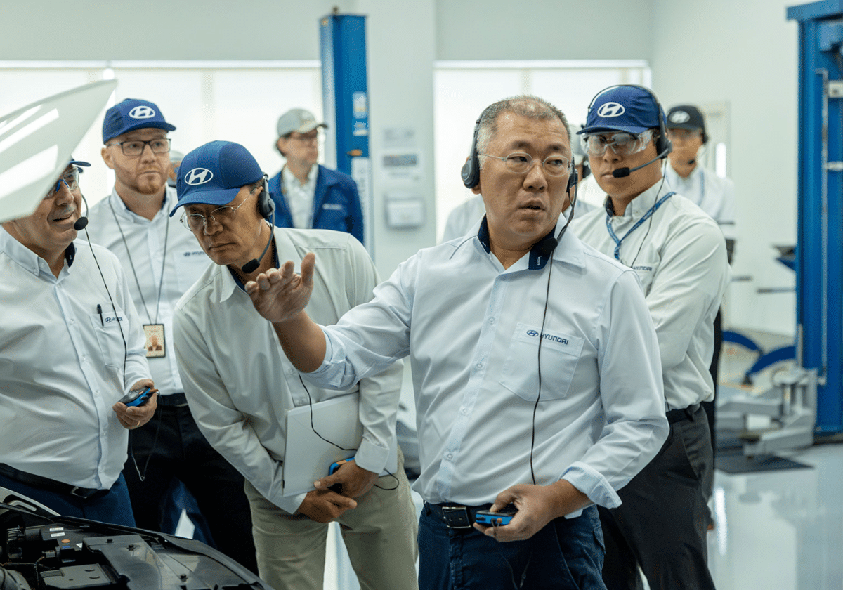 현대자동차그룹 정의선 회장 브라질 공장 방문