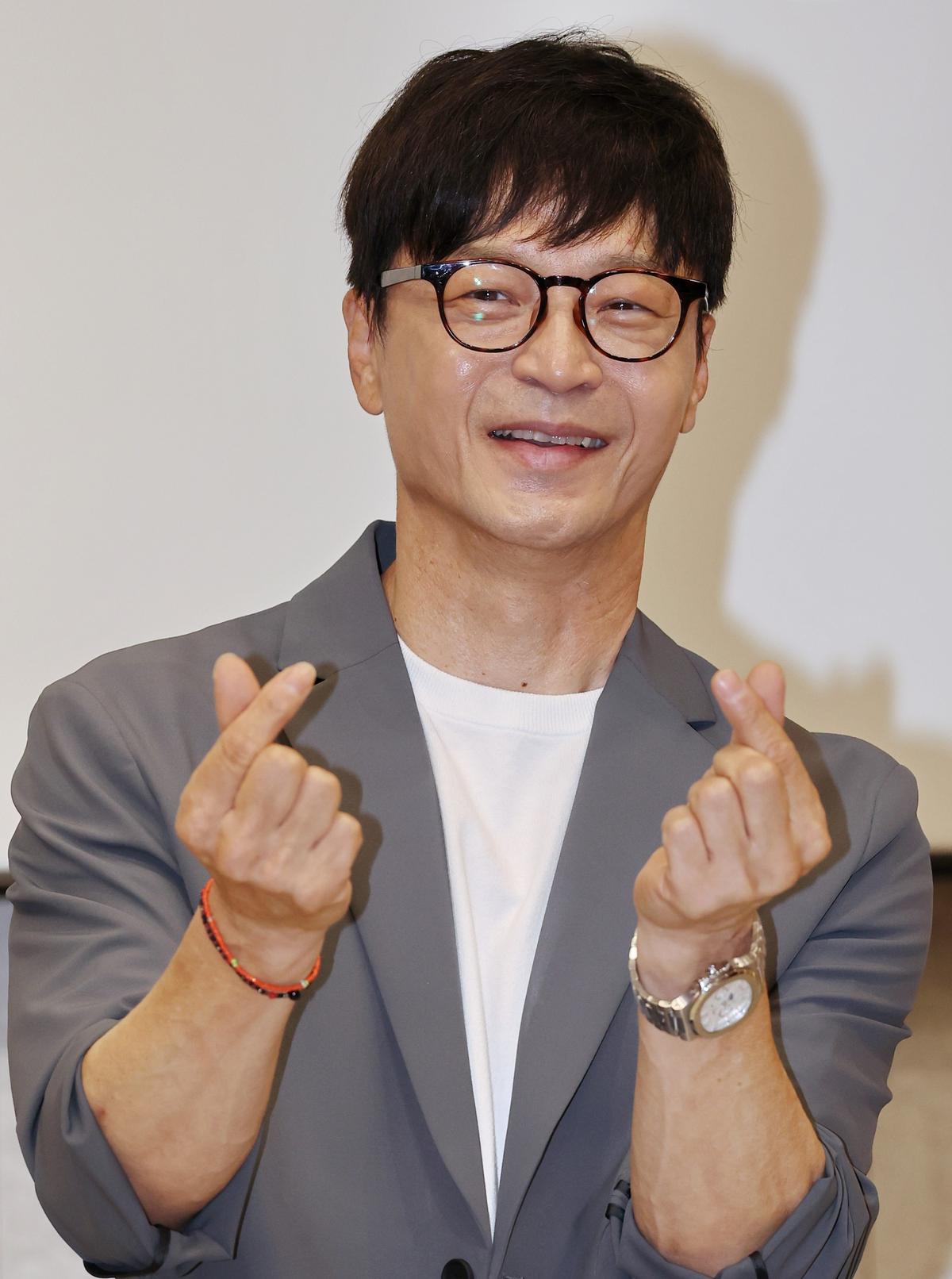 16일 서울 서대문구 포레스트미디어에서 열린 관객 소통형 토크 콘서트 '빈칸 채우기' 제작발표회에서 가수 박학기
