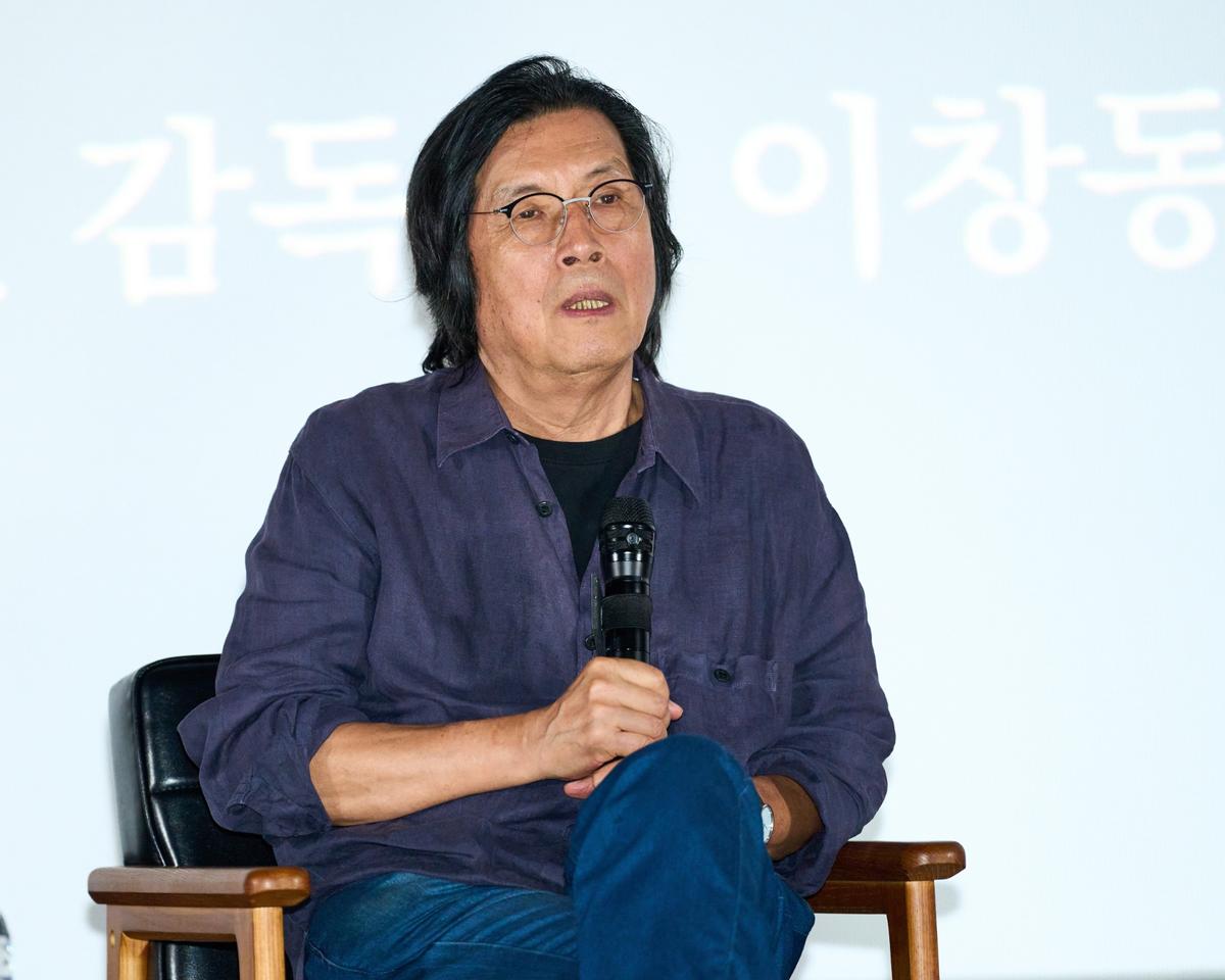 영화 '호프' 관객과의 대화에 참석한 이창동 감독\n[플러스엠 엔터테인먼트·포지드필름스 제공. 재판매 및 DB 금지]