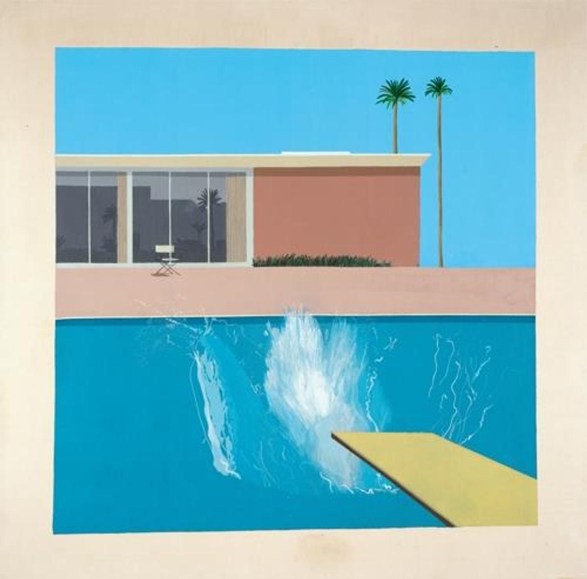 데이비드 호크니 대표작 '더 큰 첨벙'ⓒ David Hockney, Collection Tate, U.K. ⓒ Tate, London [서울시립미술관 제공]