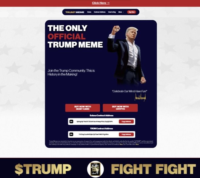 引用:オフィシャル・トランプのWebサイト