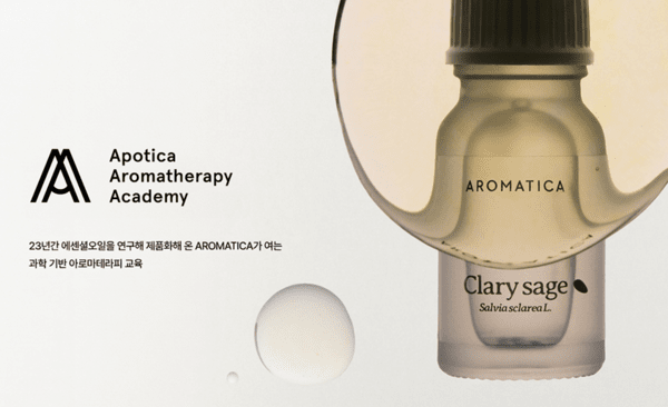 아로마티카의 아로마테라피 전문 교육 과정 AAA(Apotica Aromatherapy Academy) 론칭 이미지 [사진=아로마티카]