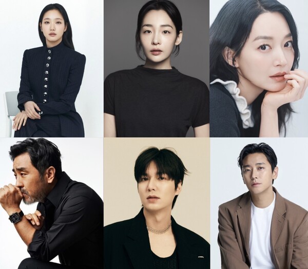 김고은, 김민하, 신민아, 류승룡, 이민호, 주지훈 [사진=각 소속사]