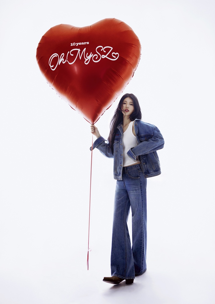 수지, 게스 뮤즈로 10년 인연…스페셜 캡슐 컬렉션 공개