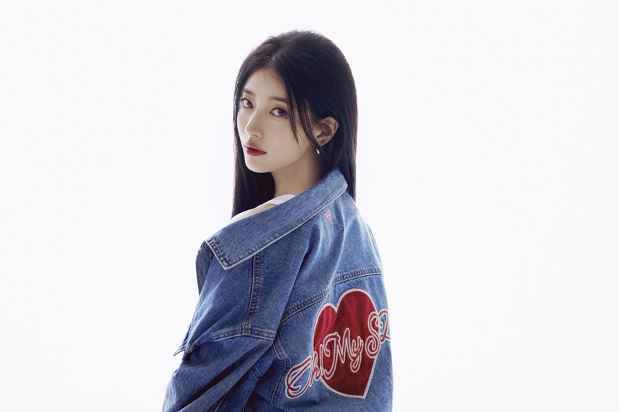 수지, 게스 뮤즈로 10년 인연…스페셜 캡슐 컬렉션 공개
