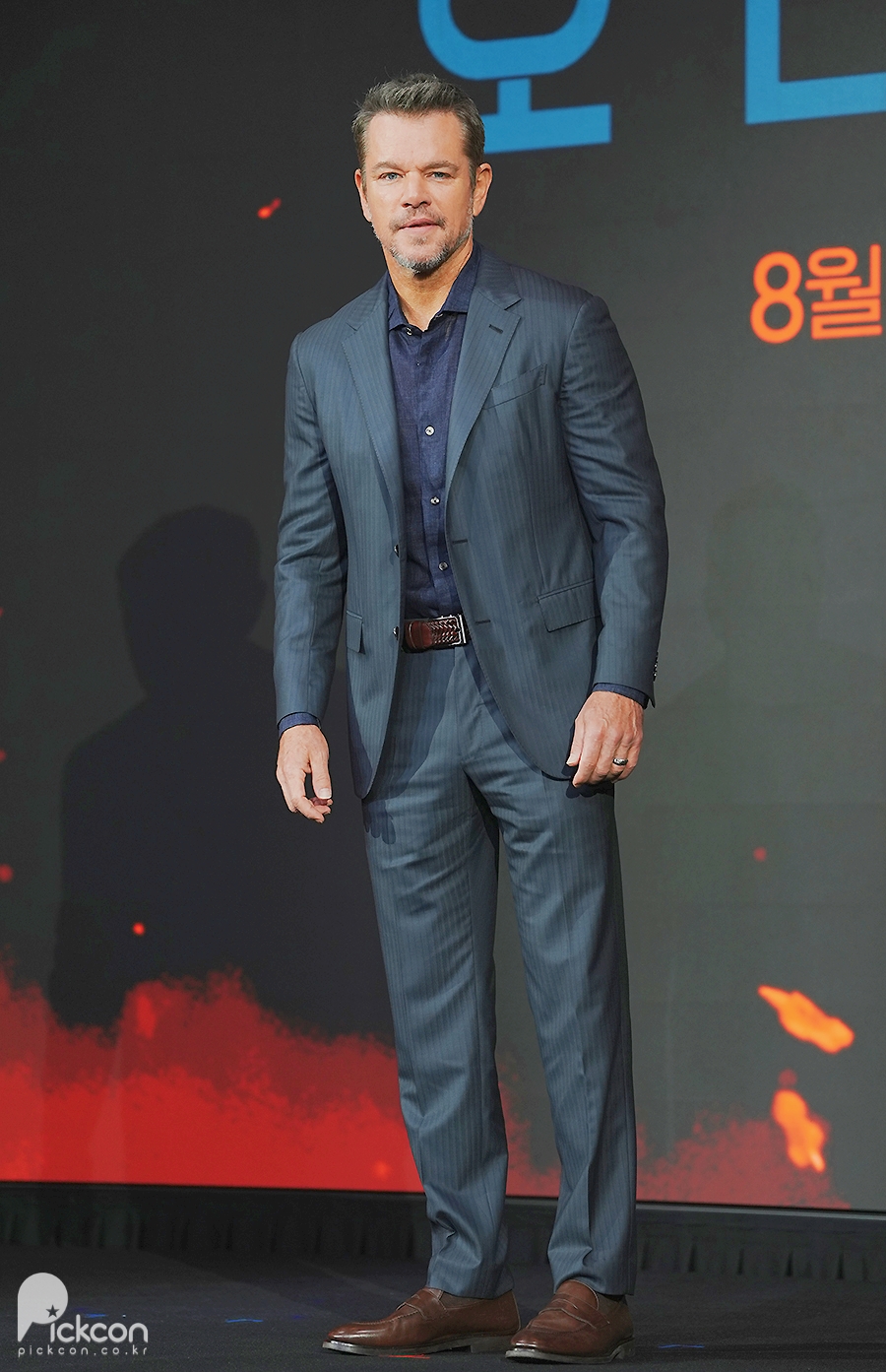 맷 데이먼, 고척돔에서 배워온 'K-하트' 인가요? (포토)