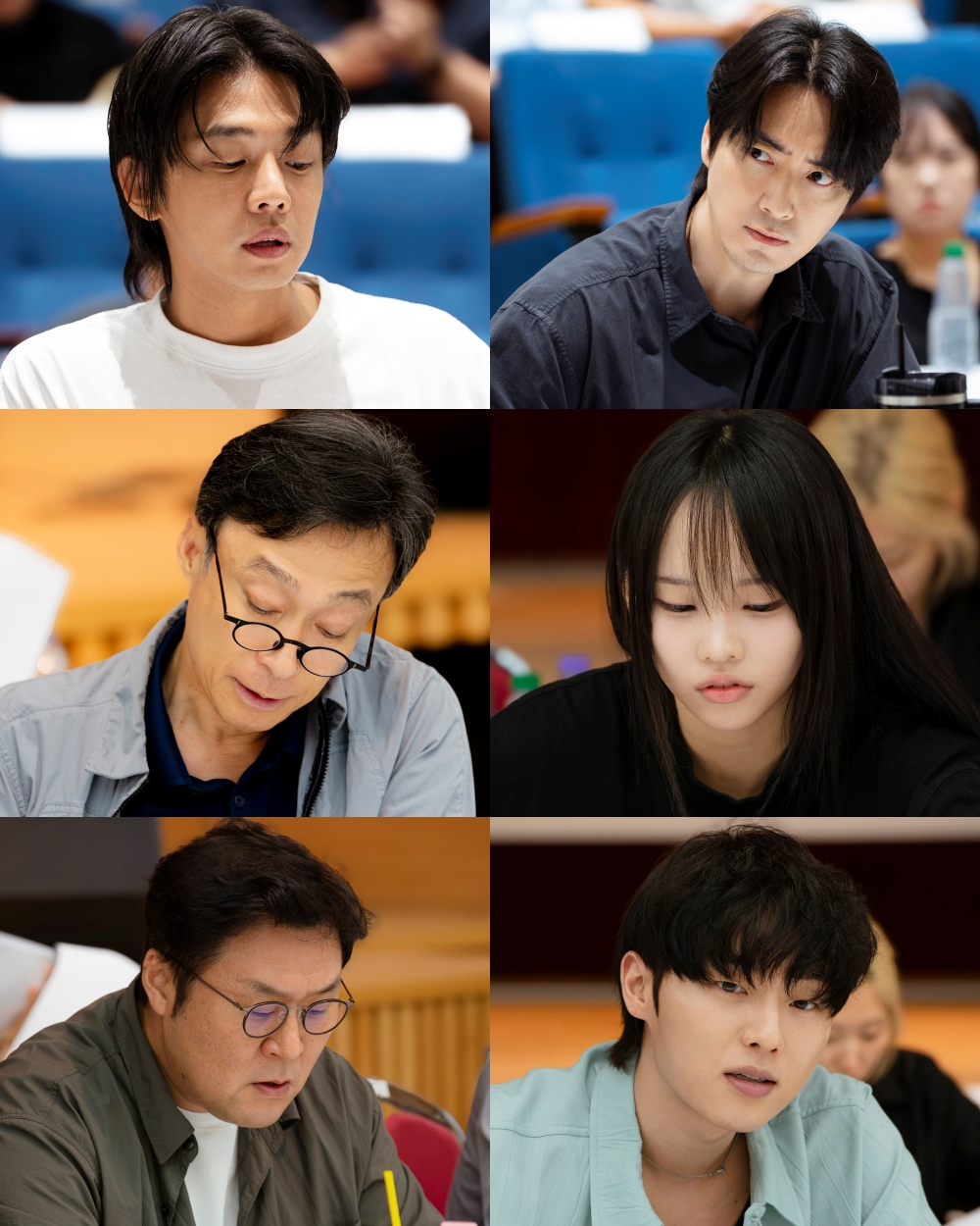 유아인 복귀…이성민X이준혁X도이X윤경호X최현욱과 '뱀피르' 대본리딩