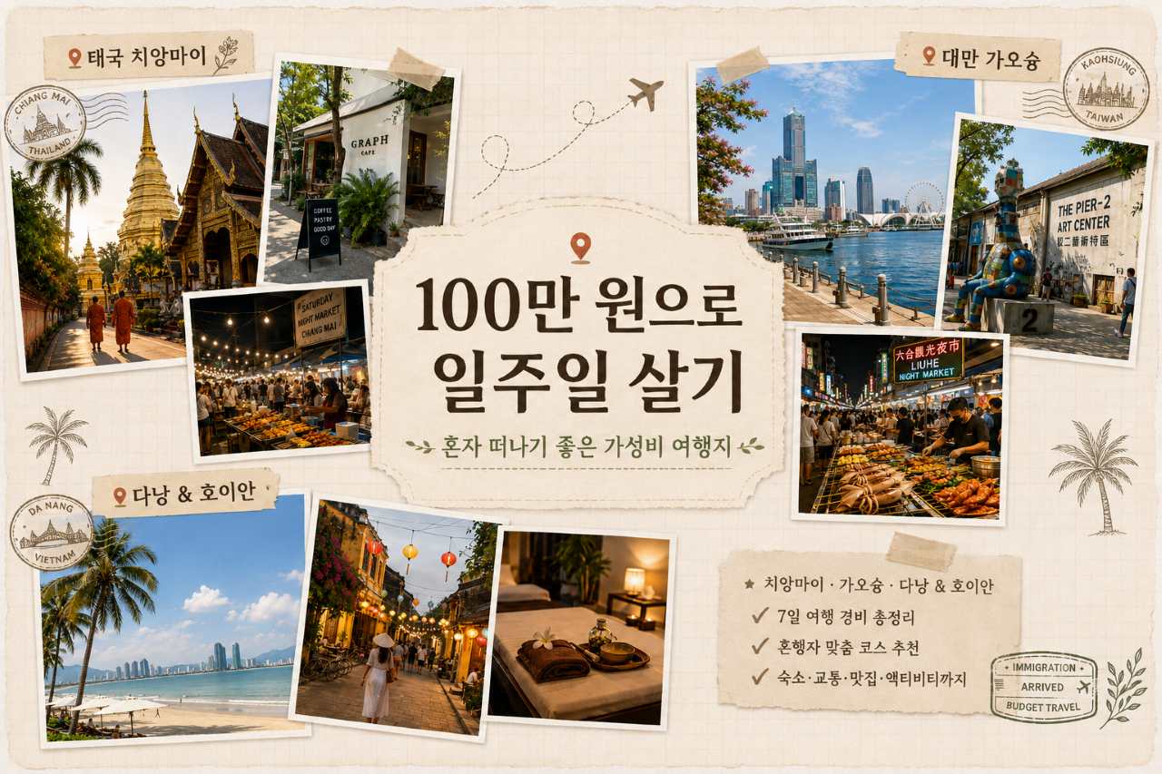100만 원으로 일주일 살기 여행지 / ⓒ인포매틱스뷰