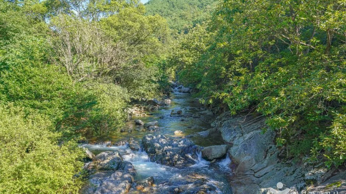 기백산 용추계곡과 용추폭포