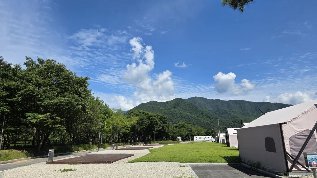 방산면 송현리 캠핑장