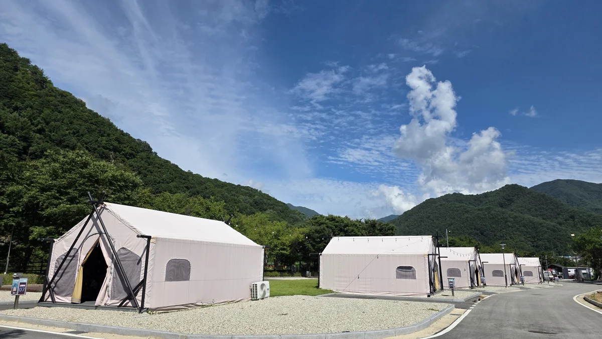 방산면 송현리 캠핑장