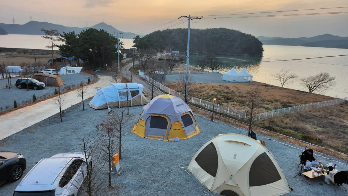 노을빛바다 캠핑장