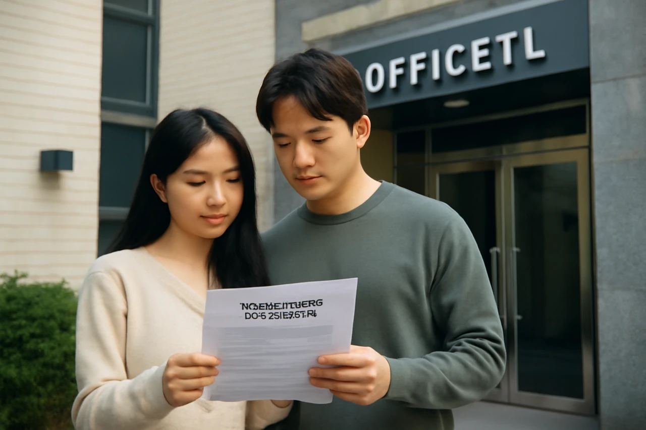 오피스텔 매수 상담 장면 / AI 생성 이미지