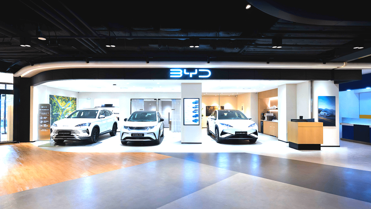 BYD Auto 스타필드마켓 월계 전시장 오픈