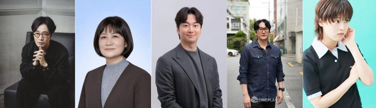 심사위원 민규동, 모은영, 한정수, 김원진, 이연(왼쪽부터)