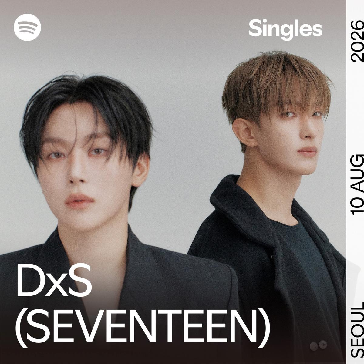 그룹 세븐틴 멤버 승관(왼쪽)과 도겸(오른쪽) [스포티파이 코리아 제공. 재판매 및 DB 금지]