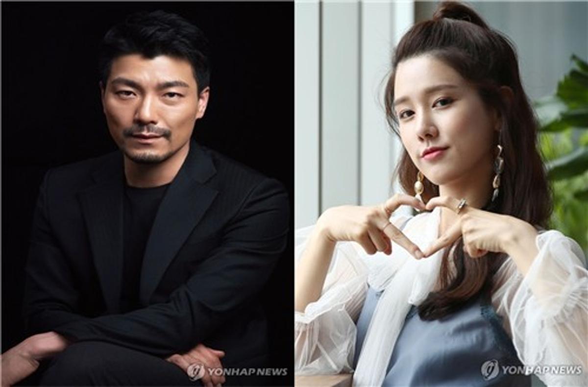 배우 양준모(왼쪽)·양지원