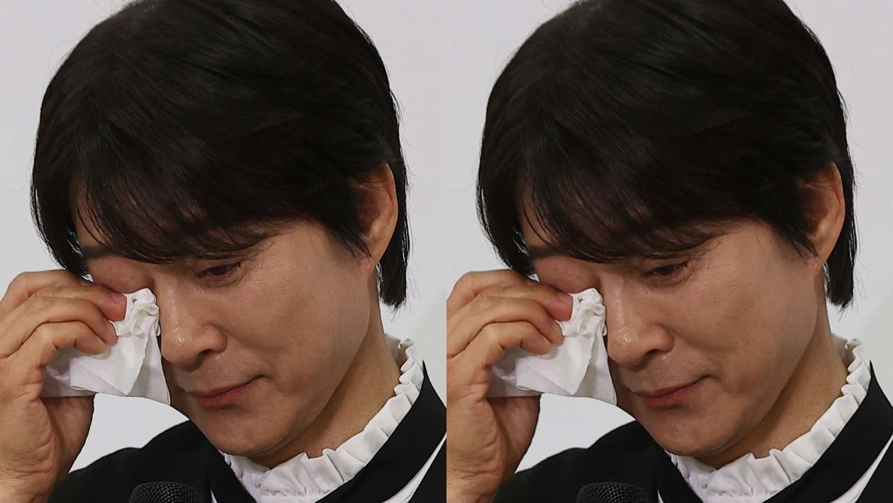배우 최수종이 지난해 4월 10일 서울 여의도 KBS신관에서 열린 KBS '한국인의 밥상' 700회 & 새 프리젠터 기자간담회에서 질문에 답하고 있다. / 연합뉴스