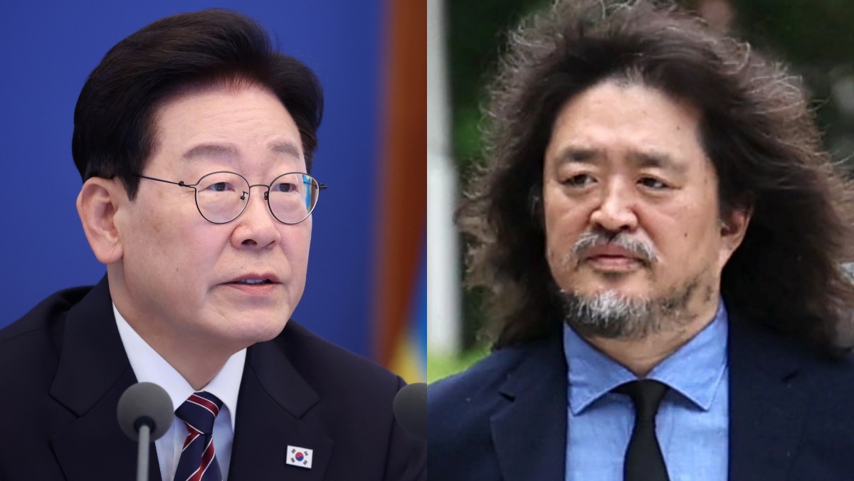 이재명 대통령, 방송인 김어준 씨. / 뉴스1