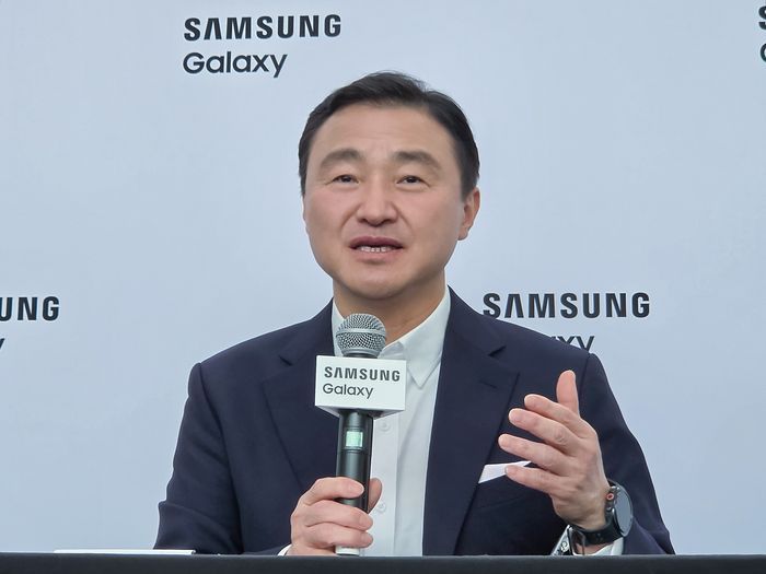 노태문 삼성전자 대표이사가 7월 22일(현지 시간) 영국 런던 올드 빌링스게이트에서 열린