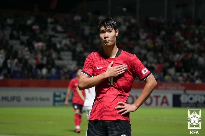 베트남 상대로 멀티골 활약을 펼친 이영준. ⓒ 대한축구협회