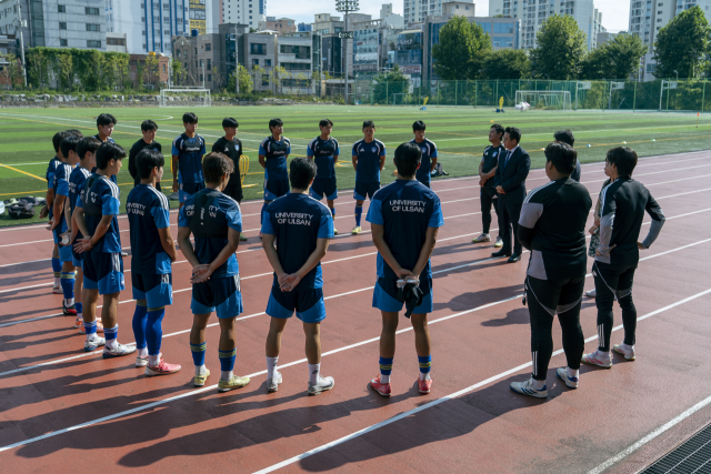 한국대학축구연맹이 2026년 9월 19일부터 21일까지 일본 이바라키현 류가사키시에서 제1회 한일 대학축구 교류전을 개최한다./한국대학축구연맹 제공