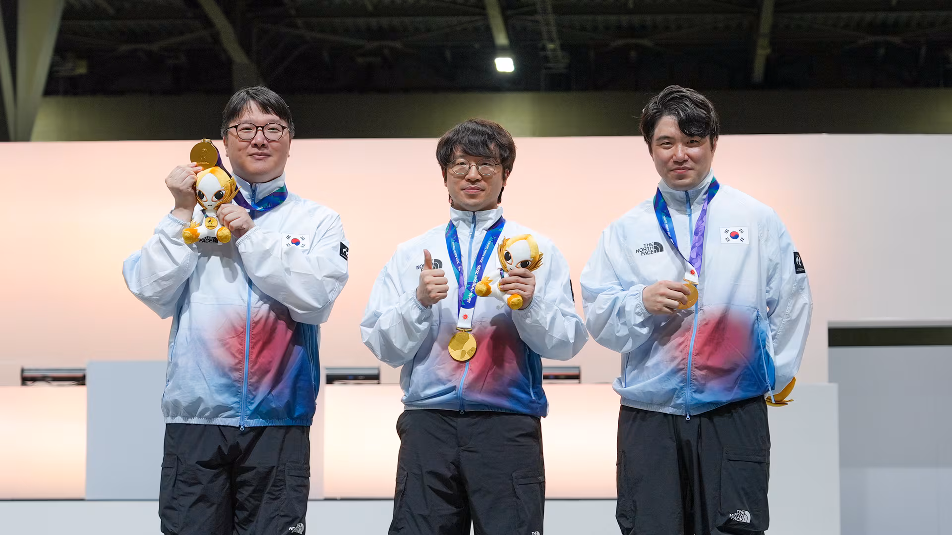 (왼쪽부터) 대한민국 대전격투 국가대표 이광노, 배재민, 연제길 선수./한국e스포츠협회 제공