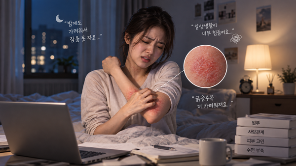 지난해 아토피피부염으로 진료받은 환자는 99만8540명에 달하는데, 이 중 4분의 3 이상은 10세 이상이다. / 챗GPT