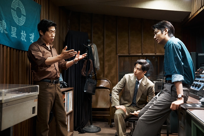 허진호 감독과 두 선배 사이 자유롭게 연기했다는 이민호(오른쪽). / 하이브미디어코프